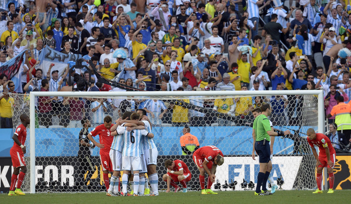 2014. Argentina vs. Suiza. (AP)