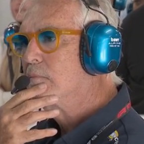 Video: la reacción de Flavio Briatore al choque de Franco Colapinto en Hungría y su mensaje al argentino