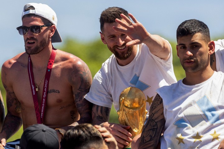 Argentina bajó el promedio con el título en Qatar (AFP).