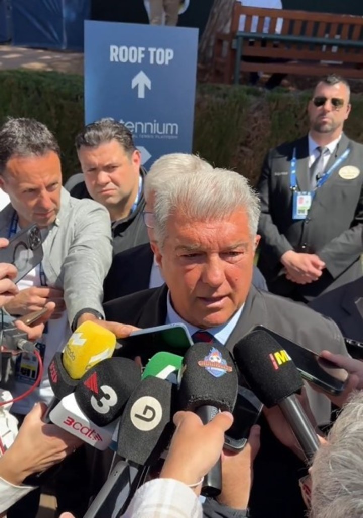 Joan Laporta, presidente el Barcelona.