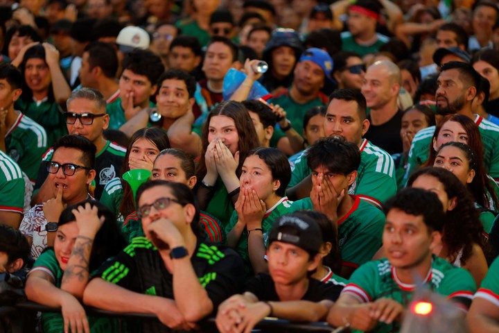 Inglaterra le le dio un duro golpe a México, uno de los anfitriones. EFE/ Francisco Guasco