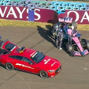 Video: el choque de Colapinto en la FP2 del Gran Premio de Hungría