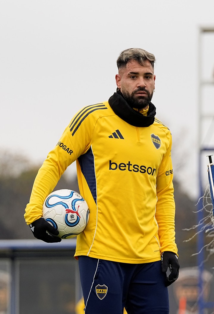 Milton, también arrastra una molestia. (Prensa Boca)