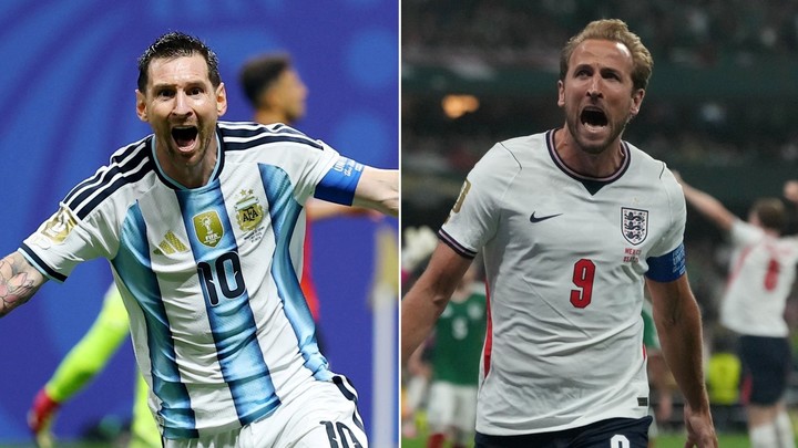 Argentina vs. Inglaterra.