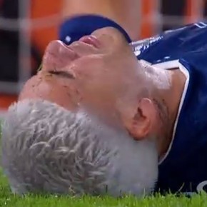 Insólito: al Chelo Torres le atajaron un penal y ¡se lesionó!
