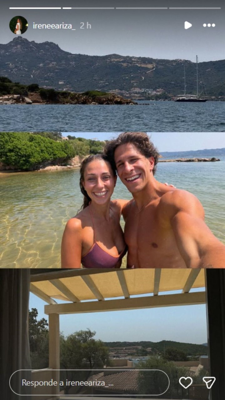 La pareja del Cholito compartió el viaje en Instagram. 