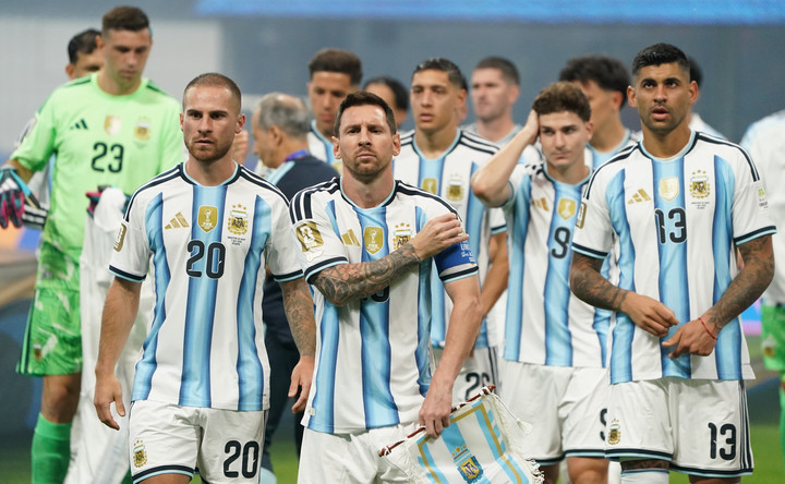 Messi liderando a la Selección (Juano Tesone/Enviado especial).