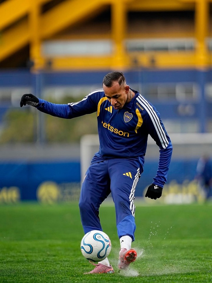 Villa será titular este jueves por Copa Sudamericana. (Prensa Boca)