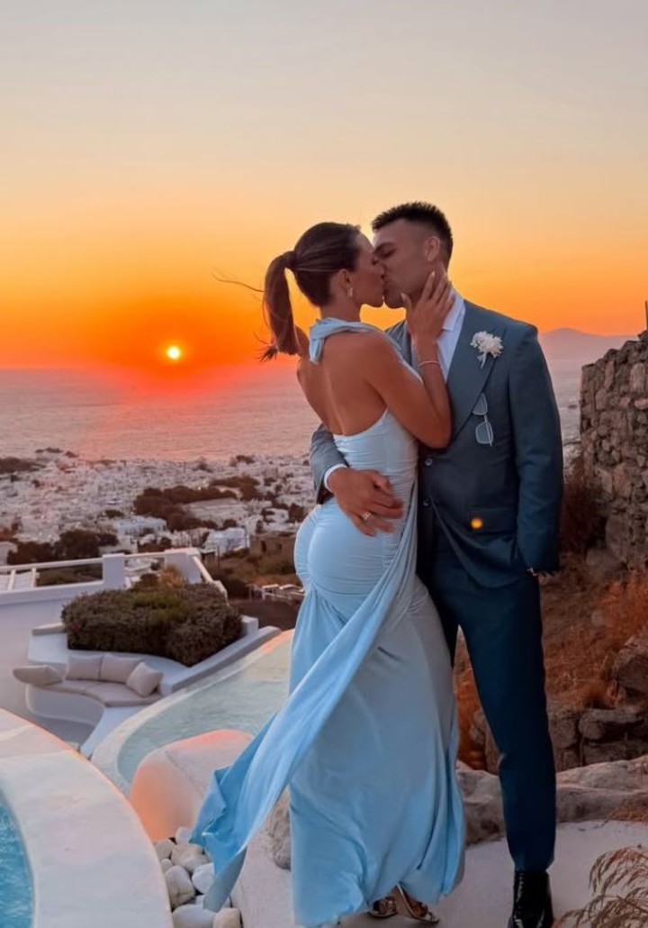 Lautaro y Gandolfo en Mykonos. 
