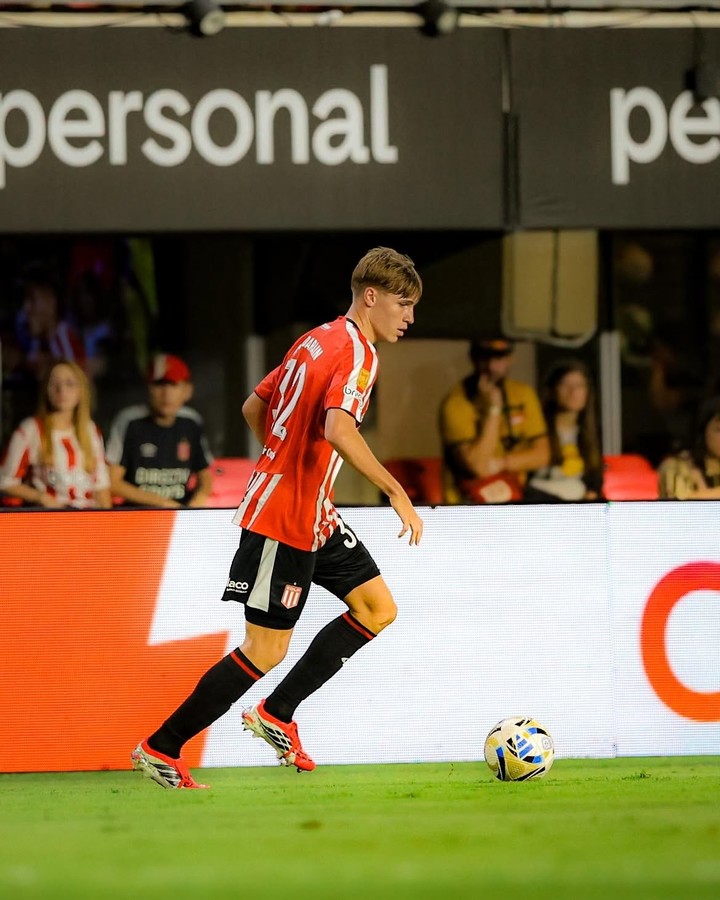 Mikel Amondarain fue vendido al Bologna. (Foto: Prensa Estudiantes).