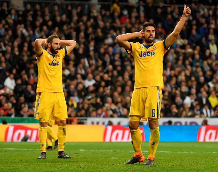 Khedira en la Juventus. (AFP)