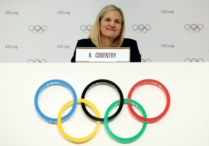 Kirsty Conventry, presidenta del Comité Olímpico Internacional. Foto: REUTER.