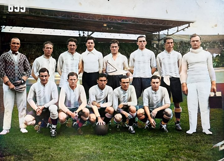 El equipo de Argentina en los Juegos Olímpicos de 1928.