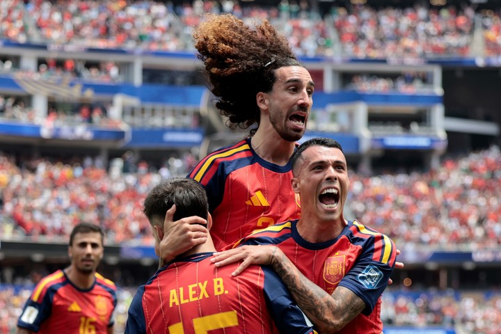 España goleó a Austria. (EFE/ Lavandeira Jr)