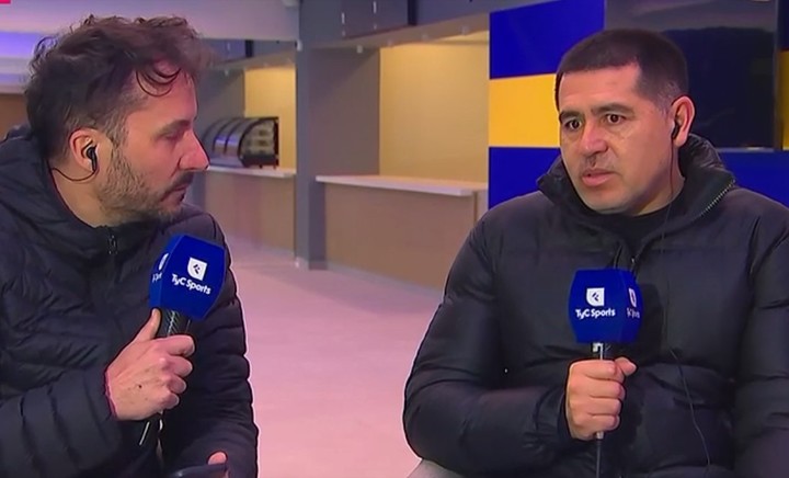 Riquelme, en la charla con TyC Sports.