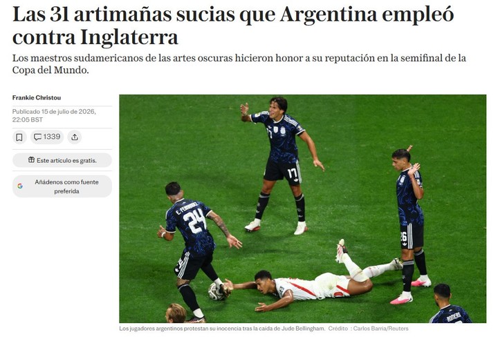El artículo de The Telegraph.