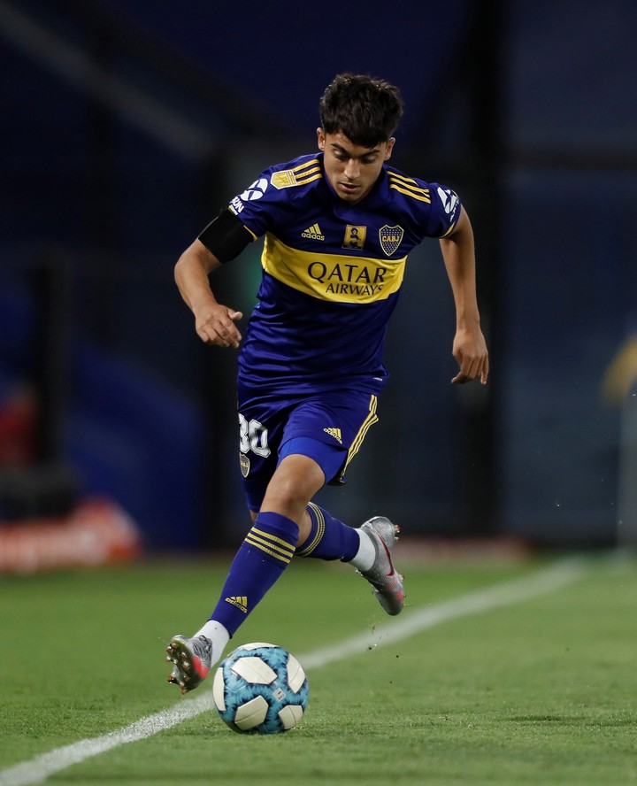Por la Copa Diego Maradona, el Chango hizo su debut en la Bombonera en 2020. 