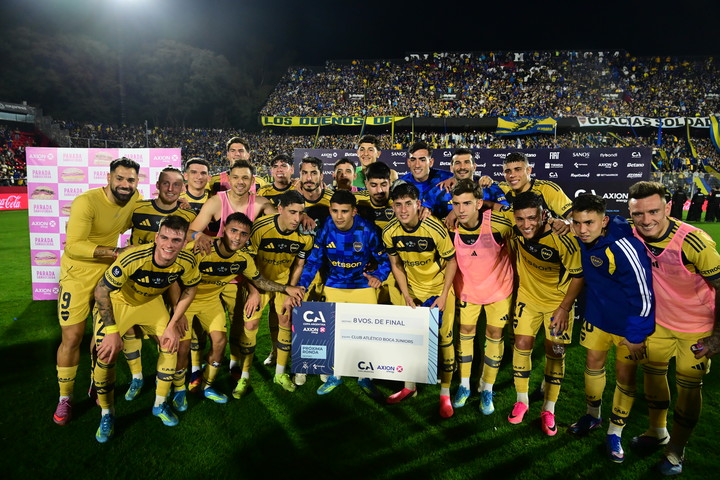 Boca arrancó el semestre derrotando a Sarmiento de Junín en el Coloso del Parque (Foto Sebastian Granata - CLARIN).