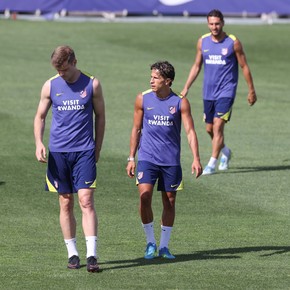 Giuliano Simeone se incorporó antes de tiempo al Atlético de Madrid