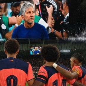El homenaje de Barcelona para Jorge Messi antes de sus amistosos en Italia