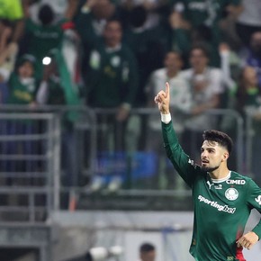 Pese al gol del Flaco López, Palmeiras empató de local ante Cerro Porteño