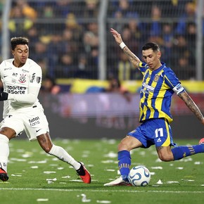 Gusto a poco: Central empató con Corinthians y buscará los cuartos en Brasil