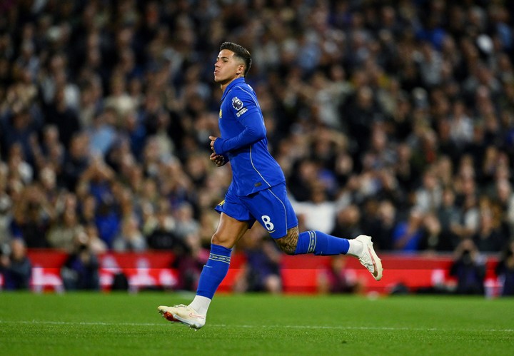 Enzo Fernández en el Chelsea. (Foto: Reuters)