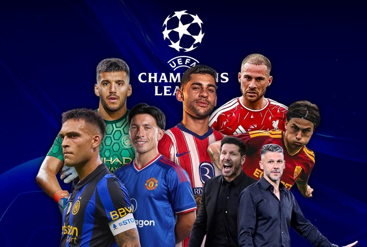 Varios argentinos dirán presente en la Champions League.