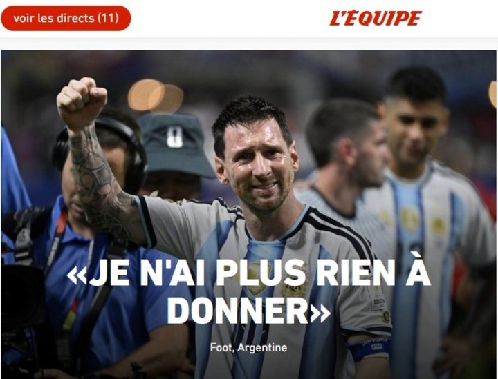 Qué dijeron en el mundo tras el retiro de Lionel Messi de la Selección Argentina.