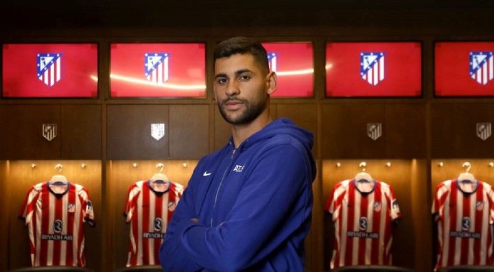 Cuti Romero, en su presentación en Atlético Madrid.