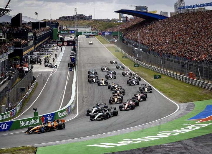 La largada en Zandvoort (EFE).