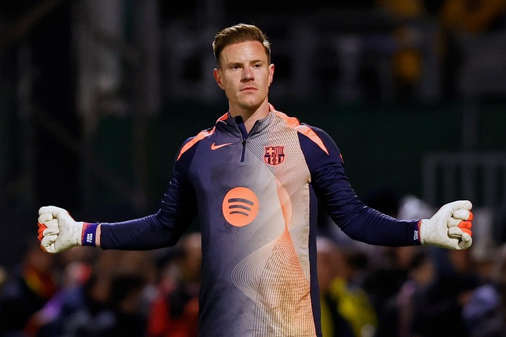Marc ter Stegen en el Barcelona. (AP)