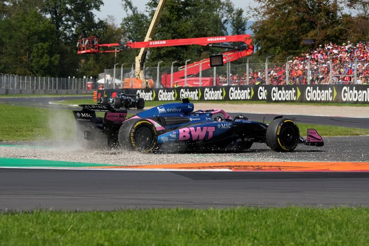 Colapinto en Monza 2025.