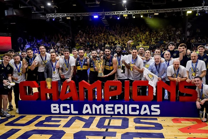 Boca ganó la última Champions League del básquet americano.