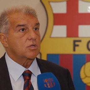 El presidente del Barcelona habló sobre Julián: "Estamos muy interesados" y las ganas de "comprar al jugador"