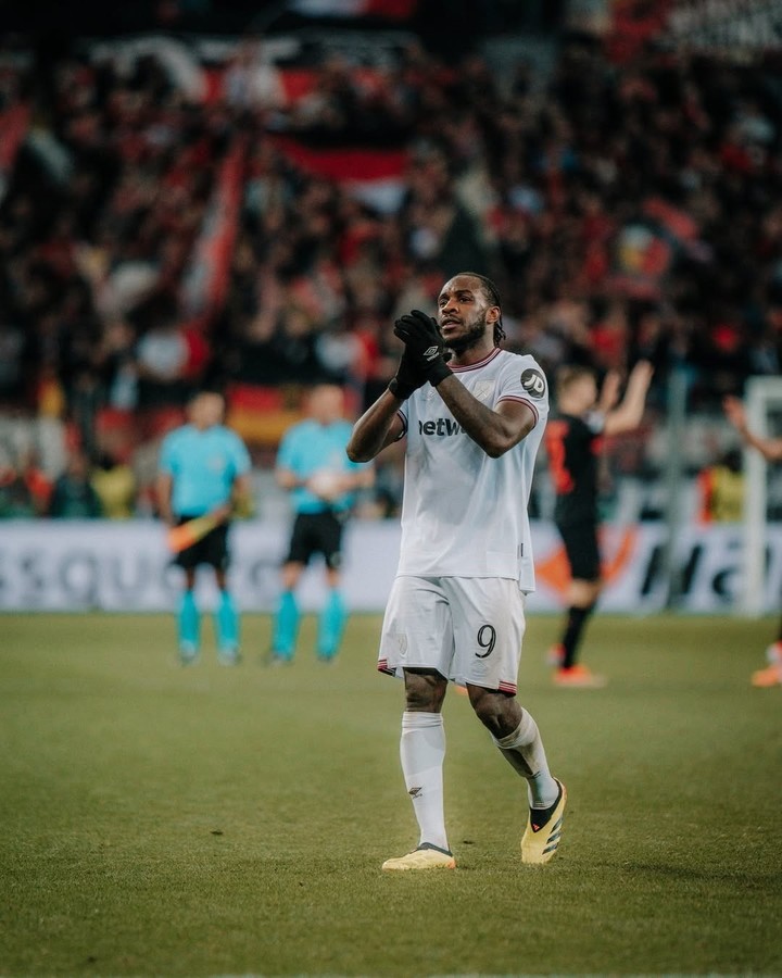 Michail Antonio en West Ham.