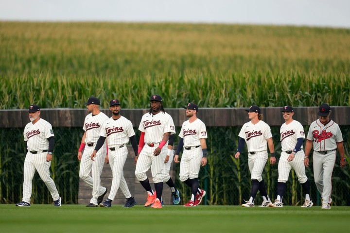 Se volvió a jugar en Field of Dreams (Foto: AP).