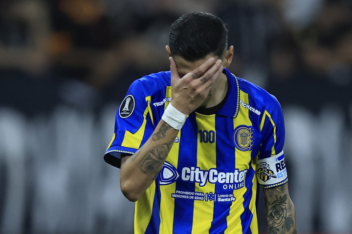 La tristeza de Di María tras la eliminación.