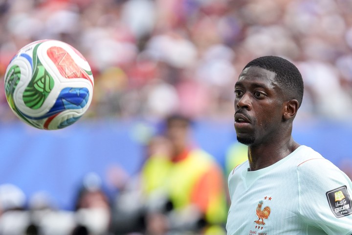 Tras volver del Mundial 2026, Dembélé no completó ningún partido con el PSG. (EFE/ Ángel Colmenares)