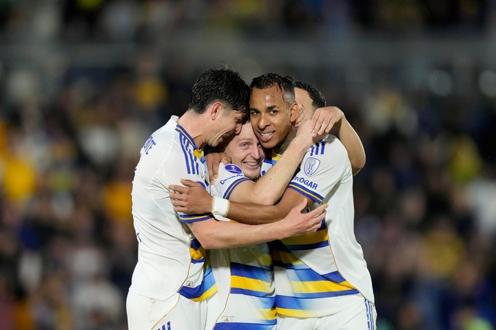 Boca jugará el clásico ante Racing (AP Photo/Jorge Saenz).