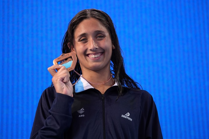 La medalla de Hein en los 400 combinados.