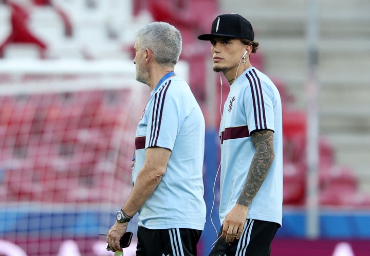 Alejandro Garnacho, la nueva incorporación del Aston Villa. (REUTERS/Gintare Karpaviciute)