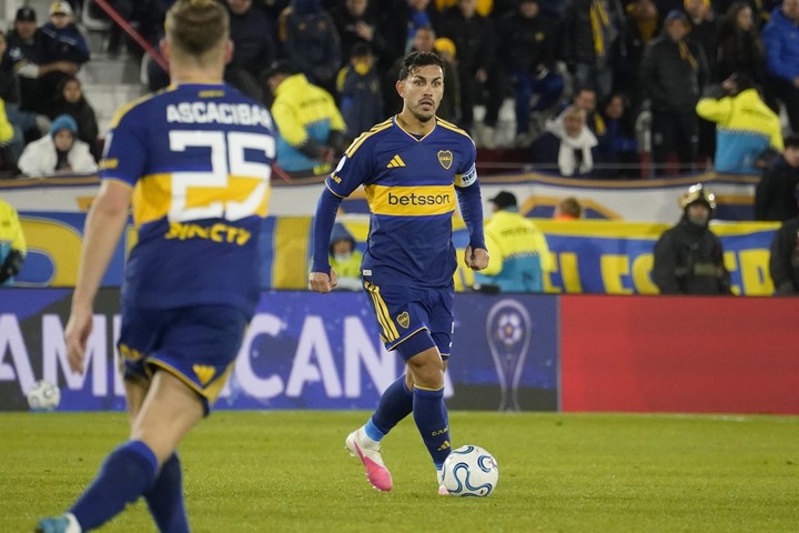 Leandro Paredes en Boca ante Recoleta  (Fernando De la Orden). 