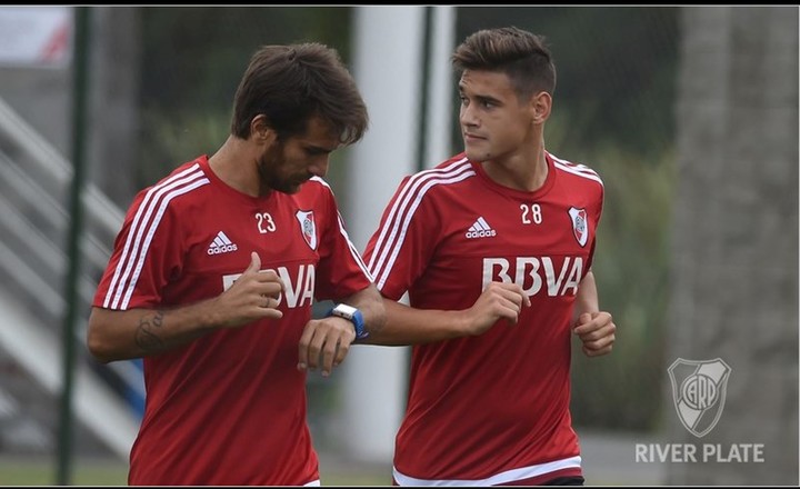 Ponzio coincidió en 54 partidos con Martínez Quarta (Foto Prensa River).