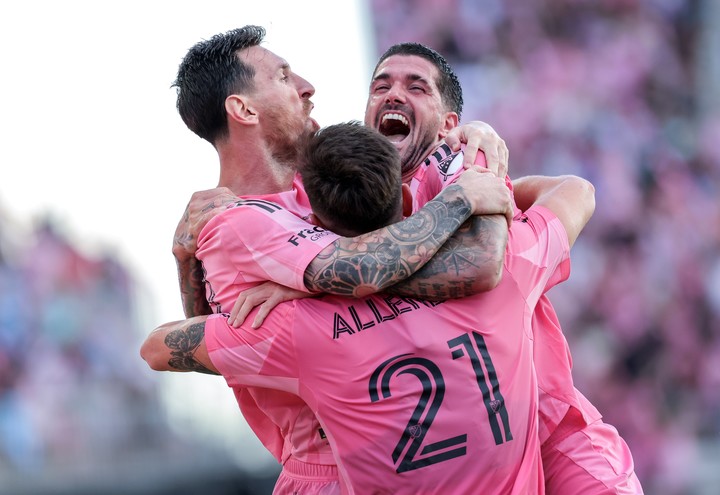 Inter Miami, plagado de argentinos. (EFE/EPA/CRISTOBAL HERRERA-ULASHKEVICH)