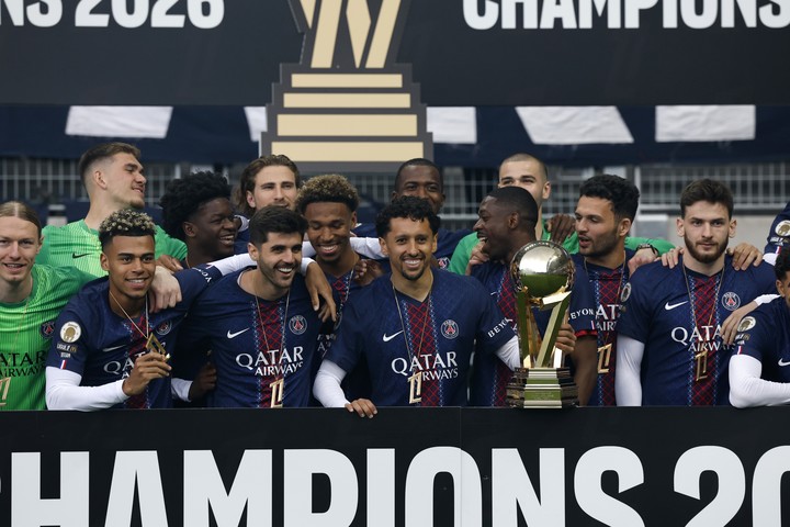 PSG campeón de la Ligue 1. E(FE/EPA/MOHAMMED BADRA)