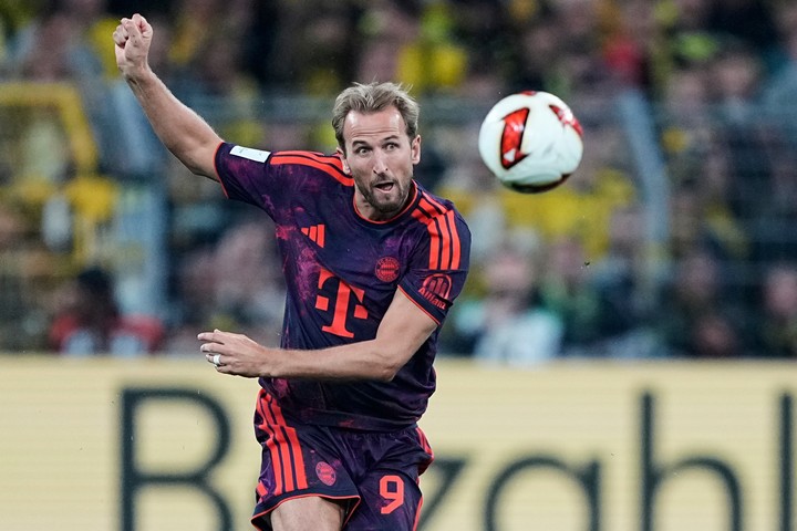 Harry Kane, delantero del Bayern Munich (AP).