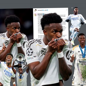 Tras el anuncio del Real Madrid, Vinícius reapareció en Instagram