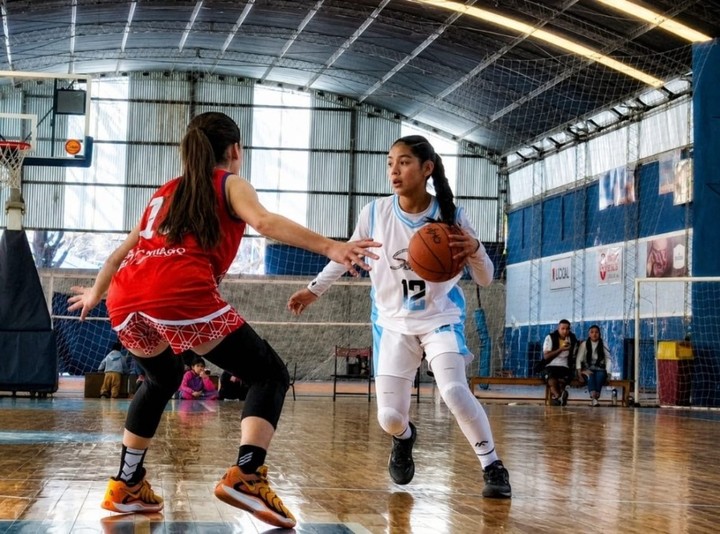 Campeonato Argentino de Infantiles en acción.