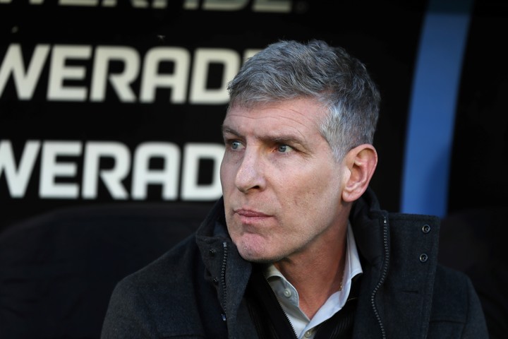Martín Palermo, DT del Calamar (EFE).